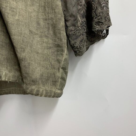 Gretty Zueger Women's Boho Floral Embroidered Blouse Tunic Top Size XL - Picture 5 of 11